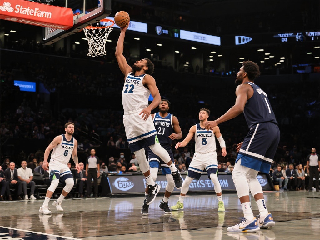 爱德华兹狂砍28分 森林狼大胜篮网完成复仇