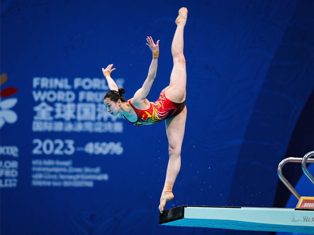 跳水世界杯女子3米板决赛：陈佳精彩集锦